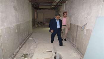 بازدید دکتر شادنوش رئیس دانشگاه از دانشکده دندان‌پزشکی 95/09/29