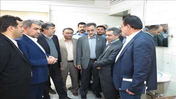  بازدید دکتر جان بابایی از کلینیک دانشگاه علوم پزشکی استان سمنان در شهرستان دامغان 96/12/25