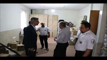 بازدید دکتر دانایی سرپرست دانشگاه از پایگاه اورژانس 115 امام رضا (ع) 97.05.09 