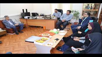 بازدید دکتر دانایی سرپرست دانشگاه از واحد خبر مرکز سمنان 97.05.20