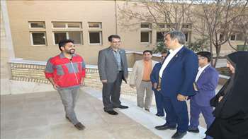 بازدید رئیس دانشگاه از دانشکده تغذیه و علوم غذایی آرادان 96/12/29
