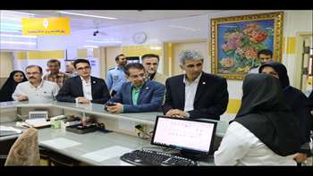  بازدید رئیس دانشگاه از بیمارستان ولایت دامغان 97.07.28