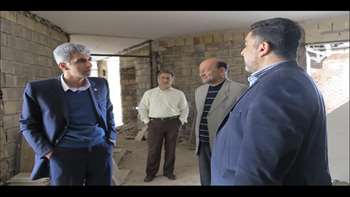 بازدید رئیس دانشگاه از پروژه های بهداشت، درمانی و اموزشی دردست احداث دانشگاه 97.08.24