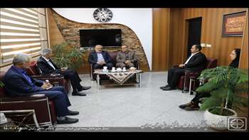 دیدار مدیرعامل بیمه ایران استان سمنان با دکتر دانائی رئیس دانشگاه 98.04.02