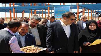 بازدید وزیر محترم بهداشت از پروژه خوابگاه دانشکده بهداشت دامغان 96/04/31