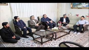 دیدار رئیس دانشگاه با علی حامدیان بازنشسته دانشگاه 97.07.03