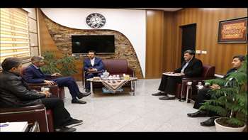 دیدار مدیرکل امور اقتصادی و دارایی استان سمنان با رئیس دانشگاه 97.10.05