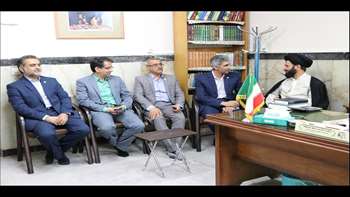  دیدار هیئت رئیسه دانشگاه با امام جمعه گرمسار97.05.01