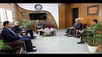 دیدار بازرس ویژه و نماینده وزیر بهداشت، درمان و آموزش پزشکی با رئیس دانشگاه  98.01.10
