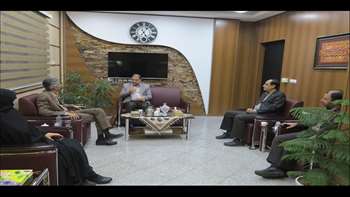 دیدار رئیس مرکز قرآن و عترت وزارت بهداشت با رئیس دانشگاه 97.08.21