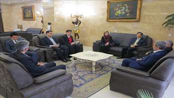 دیدار سفیر کره جنوبی با رئیس دانشگاه علوم پزشکی استان سمنان 96/11/29