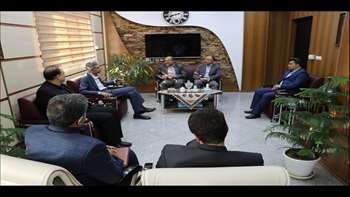 دیدار دهرویه مدیرکل دیوان محاسبات استان با دکتر دانائی رئیس دانشگاه 98.01.20