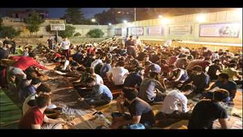 حضور رئیس دانشگاه در ضیافت افطاری دانشجویان خوابگاه اندیشه 97/03/07
