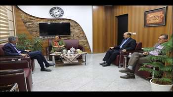 دیدار خیر سلامت با دکتر دانایی رئیس دانشگاه 97.08.15