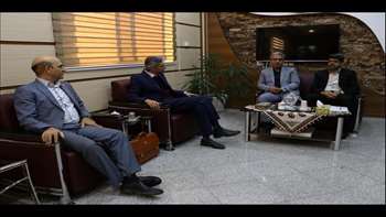 دیدار دکتر شکرالهی مدیرعامل جمعیت هلال احمر استان سمنان با دکتر دانایی رئیس دانشگاه 97.09.24