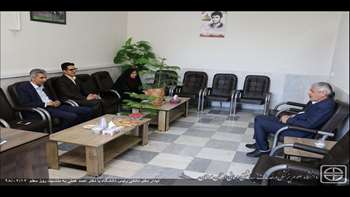 دیدار دکتر دانائی رئیس دانشگاه با معلم خود دکتر احمد همتی به مناسبت روز معلم 98.02.12