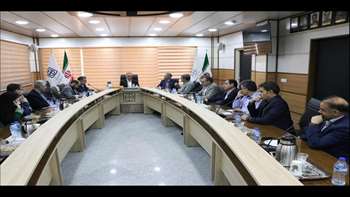 جلسه هیئت رئیسه دانشگاه با حضور معاون امور اجتماعی وزیر بهداشت 97.04.04