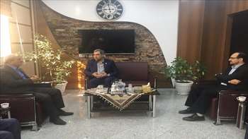 دیدار دکتر عرب خردمند با رئیس دانشگاه علوم پزشکی استان سمنان 96/02/31