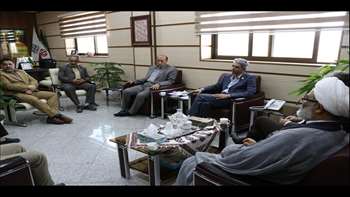دیدار معاون هماهنگی امور استان های مجمع خیرین سلامت کشور با رئیس دانشگاه 98.01.25