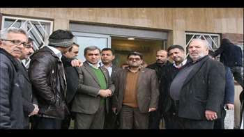 بازدید دکتر شادنوش رئیس دانشگاه از کلینیک تخصصی و فوق تخصصی در دست احداث دانشگاه - مهدیشهر 95/11/24