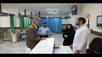 بازدید دکتر دانایی سرپرست دانشگاه از کلینیک تخصصی و فوق تخصصی رضایی دامغان 97.04.14