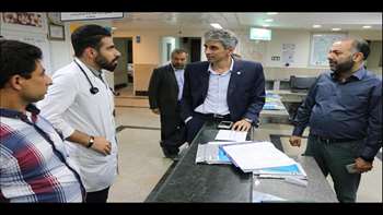 بازدید دکتر دانایی رئیس دانشگاه از مرکز آموزشی پژوهشی درمانی کوثر 97.06.18