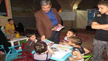 بازدید دکتر شادنوش رئیس دانشگاه از مهد کودک آدینه در مسجد امام (ره) 96/02/01