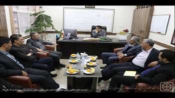 نشست دکتر دانائی رئیس دانشگاه با دکتر جان بابایی معاون درمان وزارت بهداشت 98.09.09