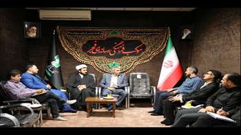 بازدید رئیس دانشگاه از موکب فرهنگی رسانه ای فجر سمنان 98.06.27