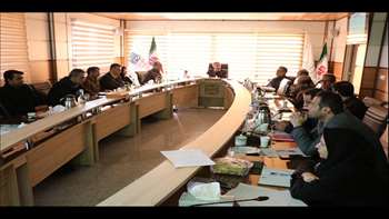 جلسه ساماندهی وضعیت پسماندهای عفونی و بیمارستانی 97.10.17