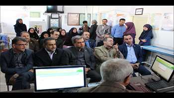 پایش فعالیت های بهداشتی پایگاه سلامت مهر شهرستان دامغان با حضور رئیس دانشگاه 95/08/16