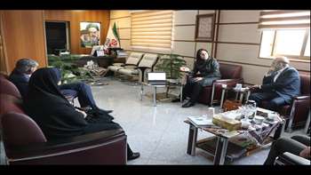 دیدار رئیس دانشکده هنر دانشگاه سمنان با رئیس دانشگاه 97.08.28