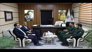 دیدار سرهنگ محمد امامی فرمانده سپاه ناحیه سمنان با رئیس دانشگاه 98.05.15