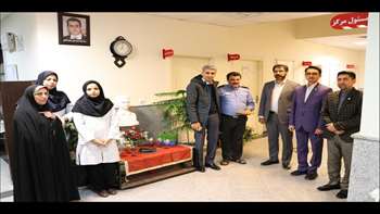 بازدید رئیس دانشگاه از مرکزخدمات جامع سلامت شبانه روزی جعفرابادی شهمیرزاد 98.01.02