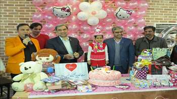 حضور رئیس دانشگاه در جشن پایان دوره درمان حانیه 96/10/12