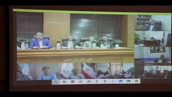 وب کنفرانس دکتر جان بابایی معاون درمان وزارت بهداشت با روسای دانشگاه های قطب یک کشور 97.05.09