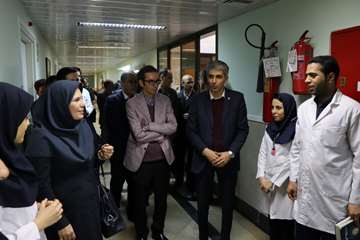 بازدید مدیر کل دفتر ارتقای سلامت و خدمات بالینی وزارت بهداشت 