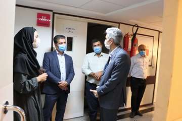 بازدید رئیس دانشگاه علوم پزشکی استان سمنان از بیمارستان معنمدی گرمسار  