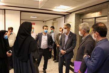بازدید رئیس دانشگاه علوم پزشکی استان سمنان از بیمارستان معنمدی گرمسار  
