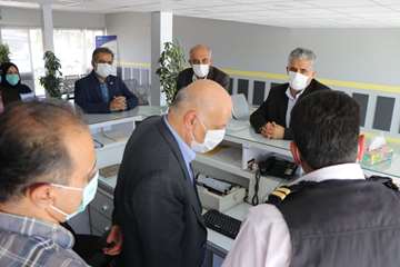 بازدید تیم واکنش سریع وزارت بهداشت از پایانه مسافربری شهر سمنان 