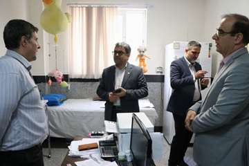 بازدید از مرکز خدمات جامع سلامت مرحوم باقرپور شهرستان مهدیشهر 