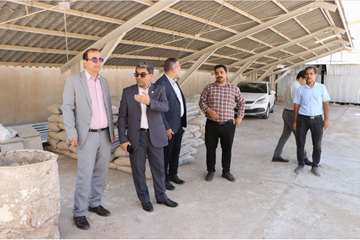بازدید از ساختمان در دست احداث شبکه بهداشت و درمان شهرستان مهدیشهر 