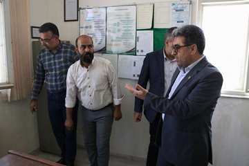 بازدید از مرکز خدمات جامع سلامت شهید بابایی خیرآباد 