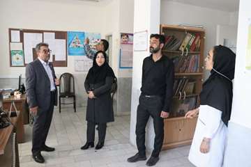 بازدید از مرکز خدمات جامع سلامت شهید بابایی خیرآباد 
