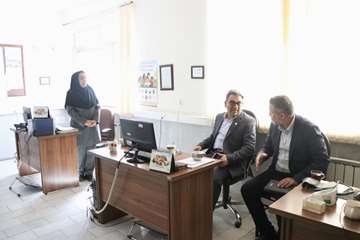 بازدید از مرکز خدمات جامع سلامت شهید بابایی خیرآباد 