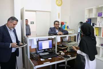 بازدید از مرکز خدمات جامع سلامت شهید بابایی خیرآباد 