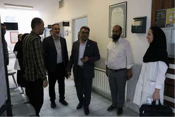 بازدید از مرکز خدمات جامع سلامت شهید بابایی خیرآباد 