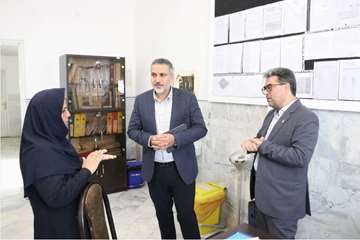 بازدید از مرکز جامع سلامت روستایی الزهرا مومن آباد 