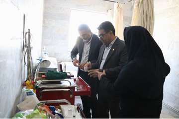 بازدید از مرکز جامع سلامت روستایی الزهرا مومن آباد 