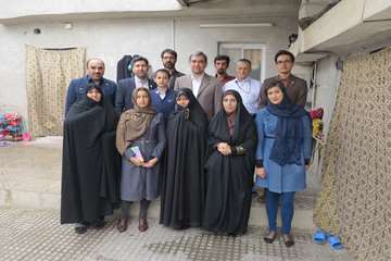 دیدار دکتر شادنوش با خانواده زنده یاد محمدی 96/01/03 